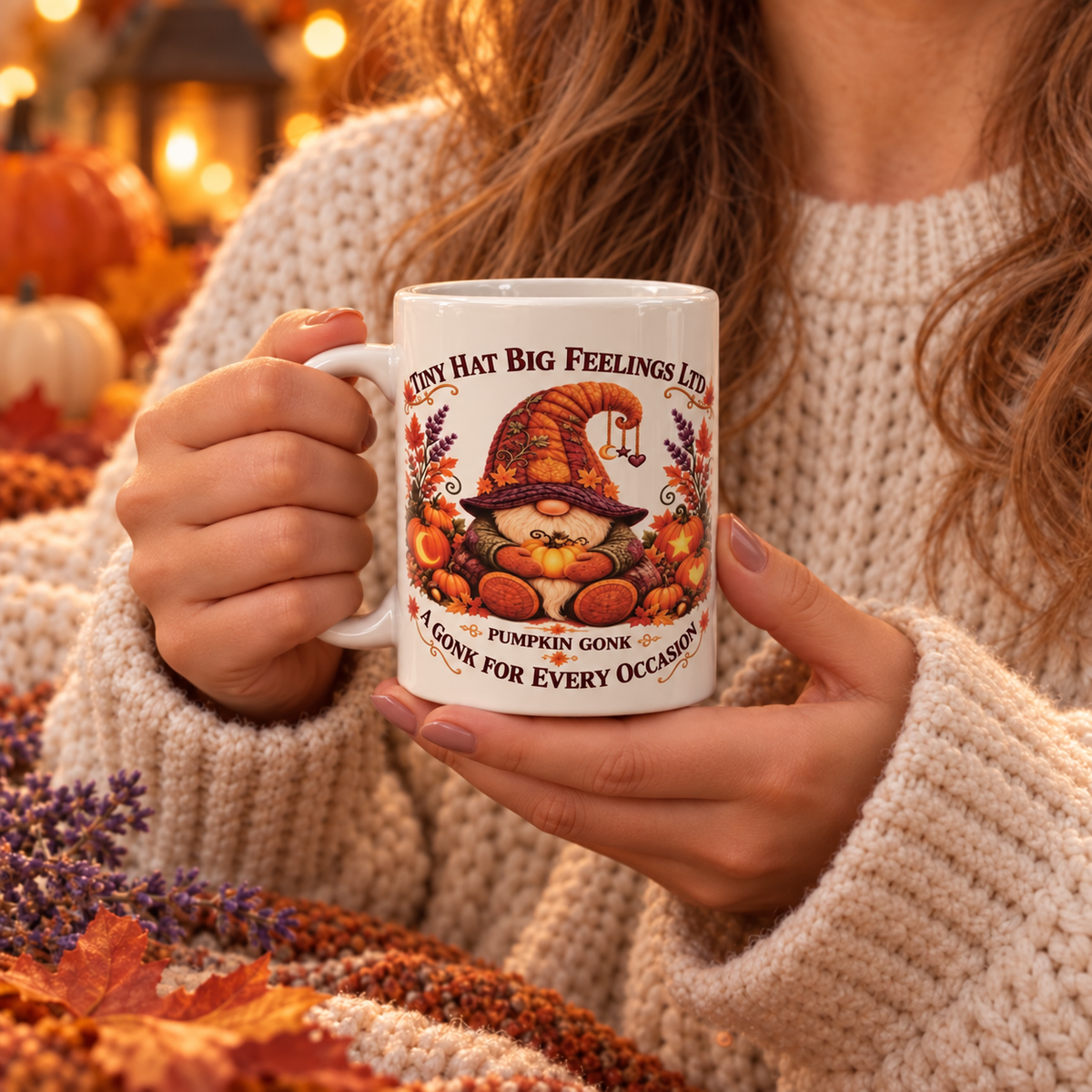 Pumpkin Gonk Mug