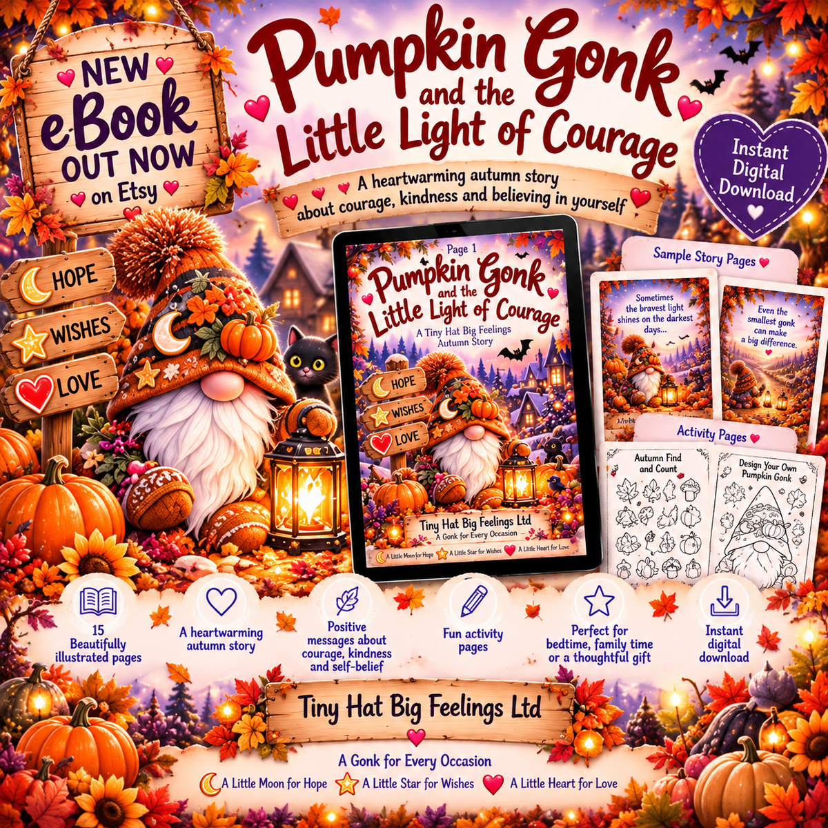 Pumpkin Gonk and the Little Light of Courage